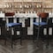 Flash Furniture Blue Vinyl Seat Barstool with Walnut Wood Back XU-DG6V6BLV-WAL-GG - alternate 2